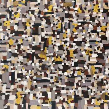 Картина под названием "La vie - geometric…" - Juliya Delani, Подлинное произведение искусства, Акрил Установлен на Деревянна…