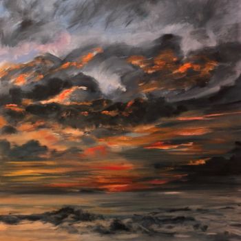 绘画 标题为“закат” 由Анна Шкуратова, 原创艺术品, 油