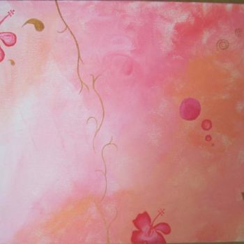 Картина под названием "Flowers" - Julym, Подлинное произведение искусства, Масло