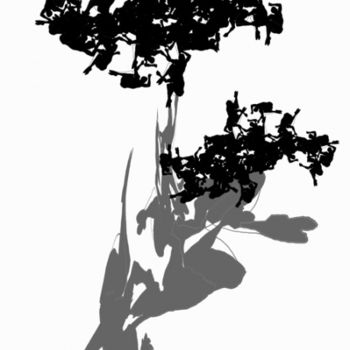 Digitale Kunst mit dem Titel "Botanical 3: Hydran…" von Jun-Jun Sta. Ana, Original-Kunstwerk