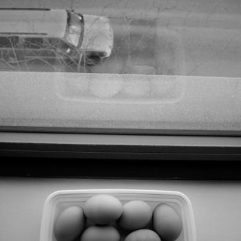 Photography titled "Egg Fast Lane" by Jun-Jun Sta. Ana, Original Artwork