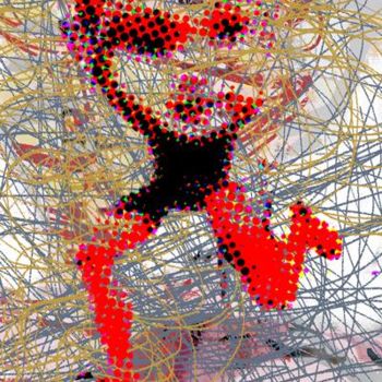 Digitale Kunst mit dem Titel "115 Runner" von Jun-Jun Sta. Ana, Original-Kunstwerk
