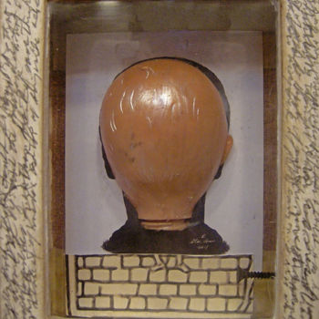Скульптура под названием "confessionbox2.jpg" - Jun-Jun Sta. Ana, Подлинное произведение искусства