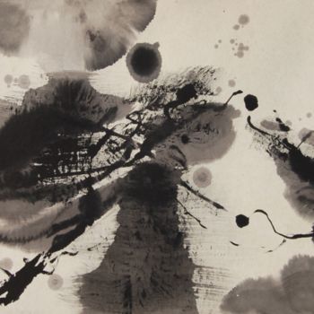 "抽象水墨Abstract ink pa…" başlıklı Tablo Junsen Wang tarafından, Orijinal sanat, Mürekkep