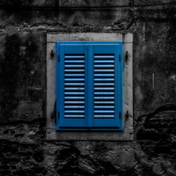 "Blue window" başlıklı Fotoğraf Jure Kralj tarafından, Orijinal sanat, Dijital Fotoğrafçılık