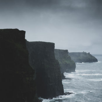 Photography titled "Irish cliffs" by Jure Kralj, Original Artwork, Digital Photography