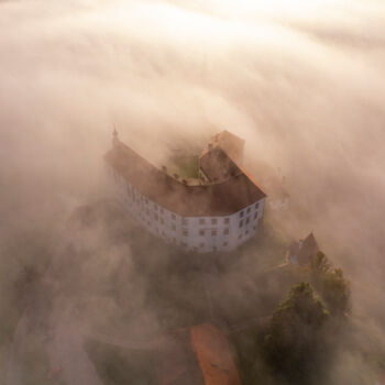 Photographie intitulée "Medieval Castle" par Jure Kralj, Œuvre d'art originale, Photographie numérique