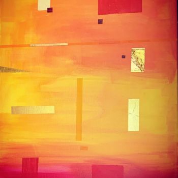 Картина под названием "Solar particularly" - Jurgen Jabouille, Подлинное произведение искусства, Акрил