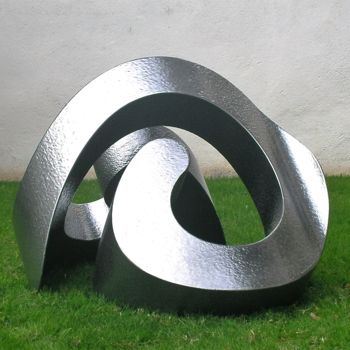 Rzeźba zatytułowany „o-yingyang L” autorstwa Jurgen Liedel, Oryginalna praca, Technika mieszana