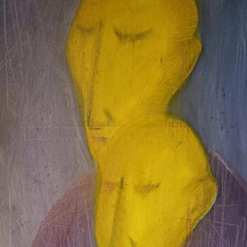 Картина под названием "The Genes" - Juri Vassiljev, Подлинное произведение искусства, Масло Установлен на Деревянная рама дл…