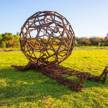 雕塑 标题为“Pinned” 由Justin Webb, 原创艺术品, 金属
