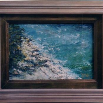 Painting titled "Sea (More)" by Justin Aleksandar Ristic, Original Artwork