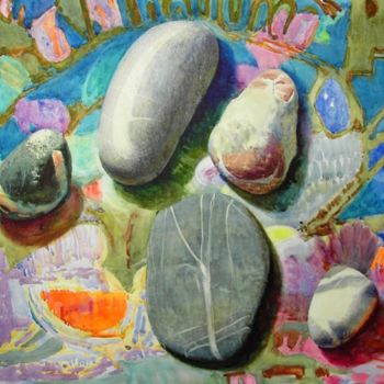 Картина под названием ""Сад камней VI"" - Юлия Кокуева, Подлинное произведение искусства