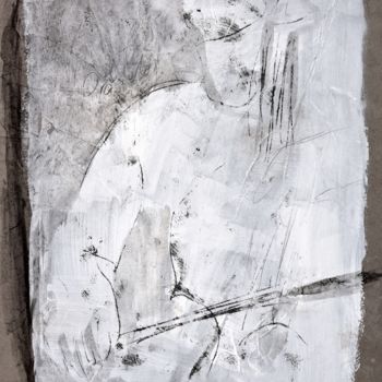 Pittura intitolato "Cello 1" da Jutta Irion, Opera d'arte originale, Acrilico
