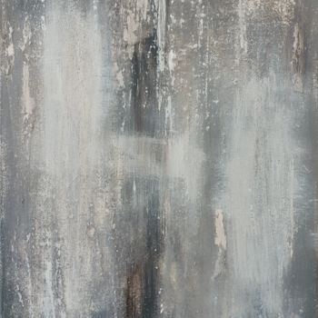 Malerei mit dem Titel "graubraun60x40.jpg" von Jutta Christandl, Original-Kunstwerk, Acryl