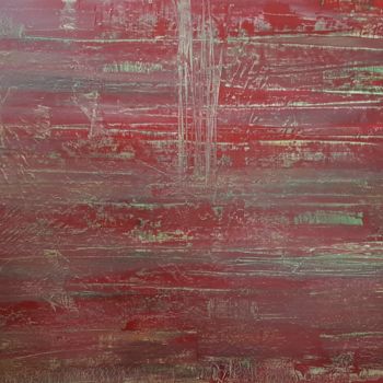 Malarstwo zatytułowany „brett#rot#” autorstwa Jutta Christandl, Oryginalna praca, Akryl