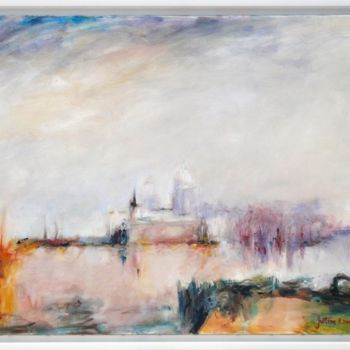 Schilderij getiteld "Venise, Salutte sur…" door Philippe Juttens, Origineel Kunstwerk, Olie