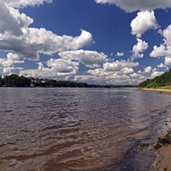 Фотография под названием "Река Волга" - Juri Nazarov, Подлинное произведение искусства