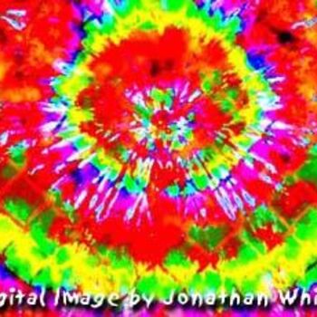 Digital Arts με τίτλο "Tie-Dye Detail 1 Di…" από Jonathan White, Αυθεντικά έργα τέχνης