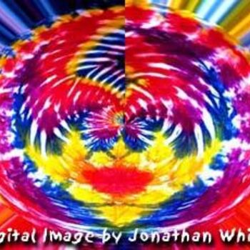 Arts numériques intitulée "Tie-Dye Detail 3 Po…" par Jonathan White, Œuvre d'art originale