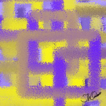 Arte digital titulada "Abstrato Quadrados…" por J.W. Sidonio, Obra de arte original, Pintura Digital