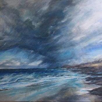 Malerei mit dem Titel "Storm Cloud ,Consta…" von Julie Bateman, Original-Kunstwerk, Acryl