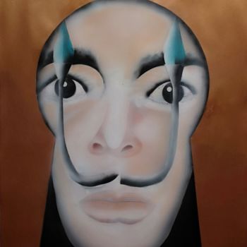 Peinture intitulée "Dali" par Jyb Le Peintre, Œuvre d'art originale, Acrylique