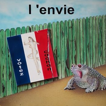 Painting titled "L'Envie" by Jyb Le Peintre, Original Artwork, Acrylic