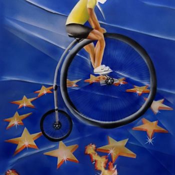 Painting titled "Europe: un mythe mo…" by Jyb Le Peintre, Original Artwork, Acrylic