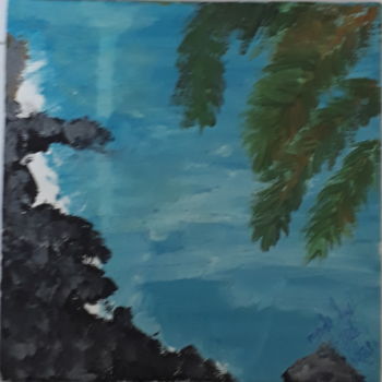 Pintura intitulada "Beach" por Geet Bebo, Obras de arte originais, Acrílico
