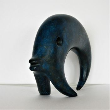 Sculptuur getiteld "L'Attente" door Jean-Yves Petit (JYP), Origineel Kunstwerk, Bronzen