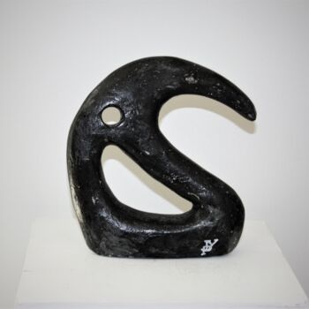 Rzeźba zatytułowany „Lambda” autorstwa Jean-Yves Petit (JYP), Oryginalna praca, Cement
