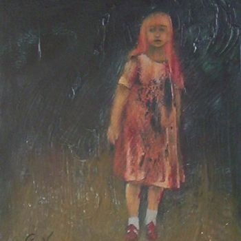 Painting titled "Le tableau noir" by K-Let, Original Artwork
