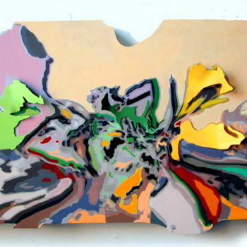 Malerei mit dem Titel "Cactus Jack" von Ken Overman, Original-Kunstwerk, Acryl