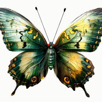 Scultura intitolato "Butterfly 4" da Ken Overman, Opera d'arte originale, Plastica
