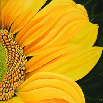 Pittura intitolato "Fibonacci" da Kurt Saghi, Opera d'arte originale, Olio
