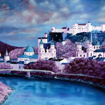 Картина под названием "Salzburg.jpg" - Kurt Saghi, Подлинное произведение искусства