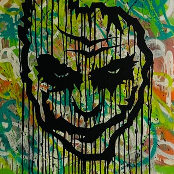 Schilderij getiteld "Joker" door K.Sur, Origineel Kunstwerk, Acryl