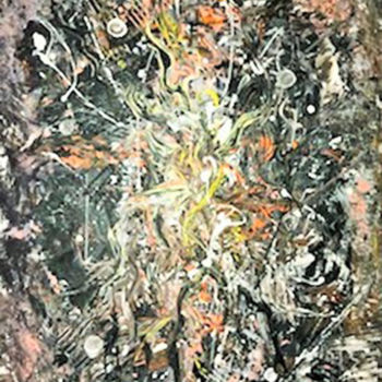 Ζωγραφική με τίτλο "Spirit" από Ka, Αυθεντικά έργα τέχνης, Ακρυλικό