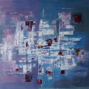 Peinture intitulée "Voiles blanches dan…" par David Kabulashvili, Œuvre d'art originale, Acrylique