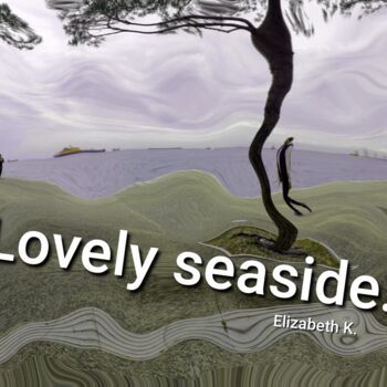 Photographie intitulée "Lovely Seafront" par Elize Kaisser, Œuvre d'art originale, Image générée par l'IA