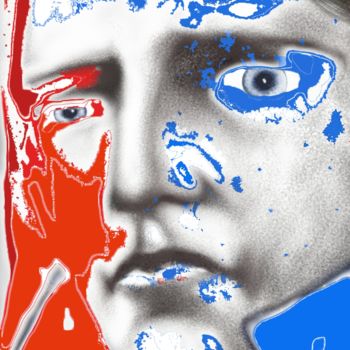 Digitale Kunst getiteld "Napoléon" door Kakha Kolkhi, Origineel Kunstwerk, Digitaal Schilderwerk