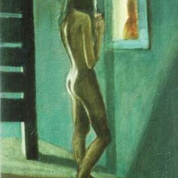 Картина под названием "Reflection" - Kal Opre, Подлинное произведение искусства, Масло