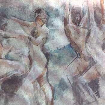 Malarstwo zatytułowany „Female Nudes” autorstwa Kal Opre, Oryginalna praca, Olej