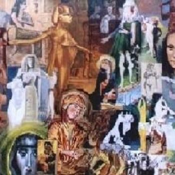 Pintura titulada "Femina Eterna" por Kal Opre, Obra de arte original, Oleo