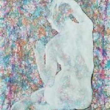 Pintura titulada "The Ghost of Eve" por Kal Opre, Obra de arte original, Oleo