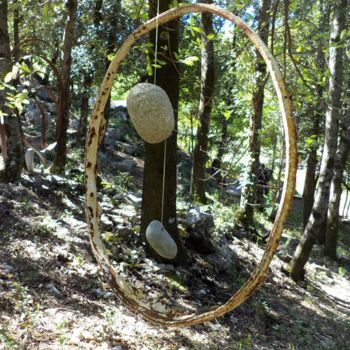 Sculpture intitulée "Le Cercle" par Kalizae, Œuvre d'art originale, Métaux