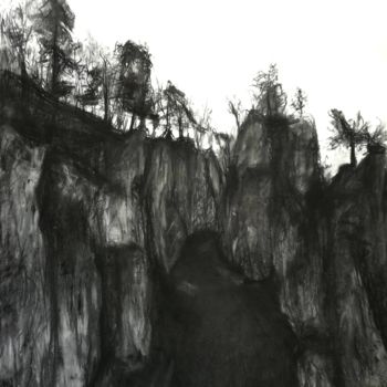 「obraz węglem」というタイトルの描画 Kamila Kretusによって, オリジナルのアートワーク, 木炭