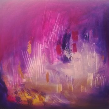 Painting titled "abstract11" by Kamila Kretus, Original Artwork, Oil