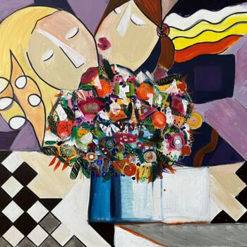"C’est le bouquet" başlıklı Tablo Kams tarafından, Orijinal sanat, Akrilik